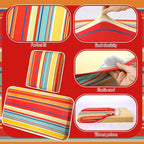 Geyoga 8 Pcs Patio Stretch Sofa Cushion Covers Outdoor Cushion Covers - Image 5