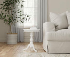 Carolina Classics Gilda Side Table in Antique Ivory - Image 7