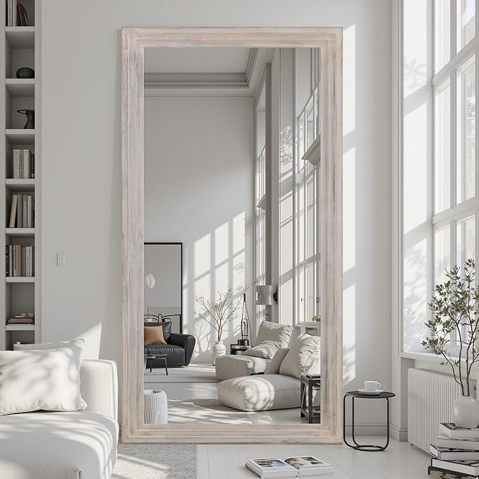 Full Length Mirror, Oversized Stand Up Mirrors Large Wall Mirrors, Wall Mounted - Image 2
