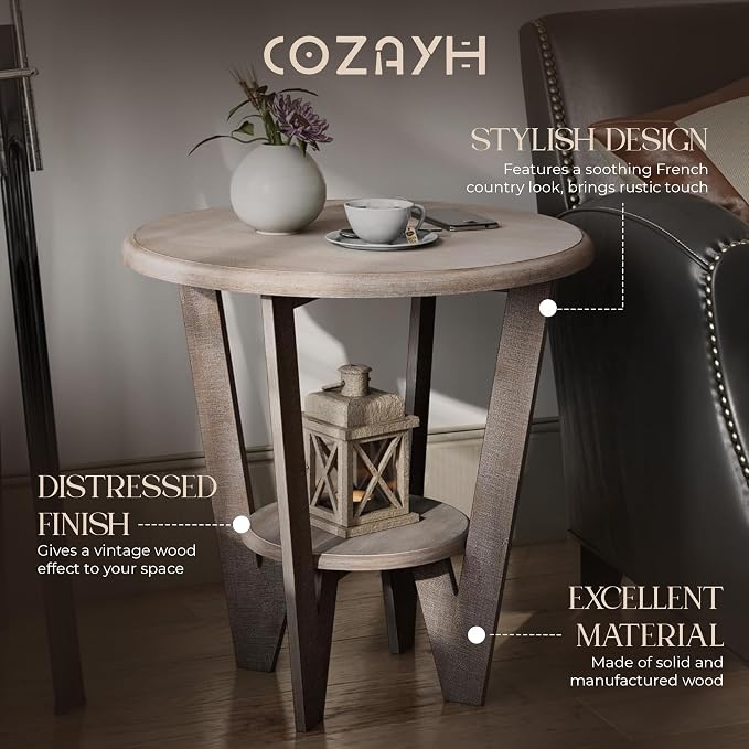 Rustic Farmhouse end Table - Image 4