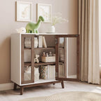 BELLEZE Set of 2 Sideboard 31 Inch Buffet Cabinet - Image 6