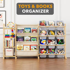 SpaceAid 3-in-1 Toy Storage Organizer - Image 4