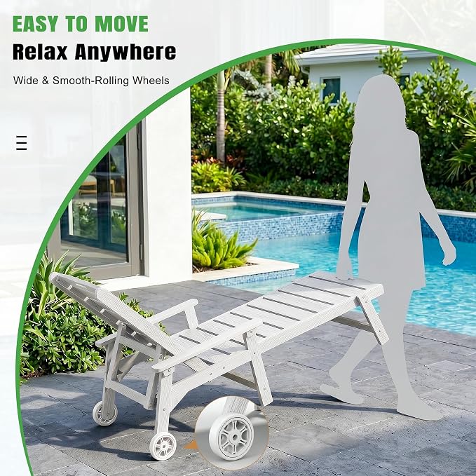 Outdoor Lounge Chair Set of 2 - Image 5