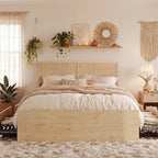Brafab Natural Rattan Full Size Bed Frame - Image 3