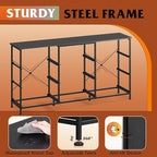 WLIVE 54''W Dresser for Bedroom, 65 inch TV, Wide Chest of Drawers - Image 7