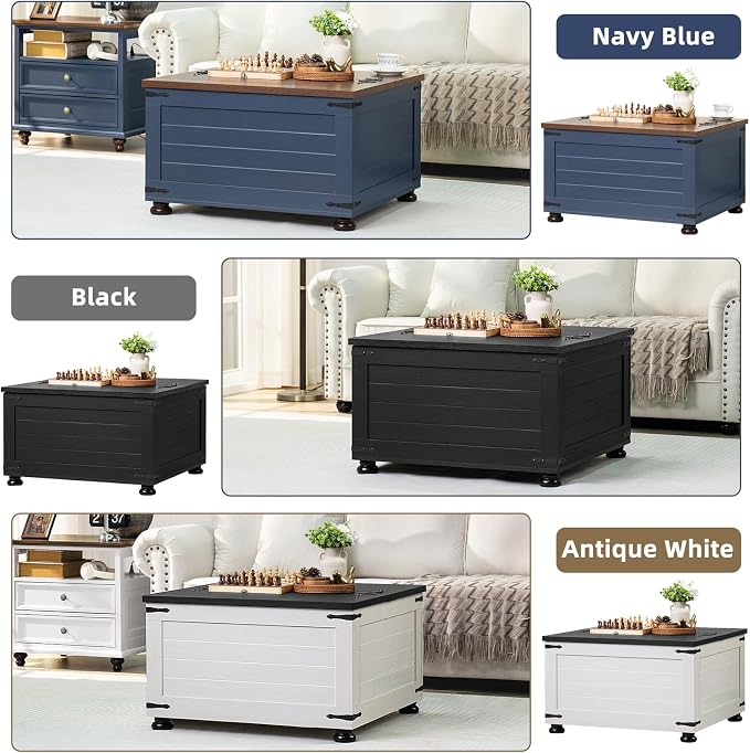 Joaxswe Farmhouse Coffee Table - Image 8