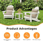 Unimatta Outdoor High Back Chair Cushion Seat Pads, 44 x 21 Inch - Image 2