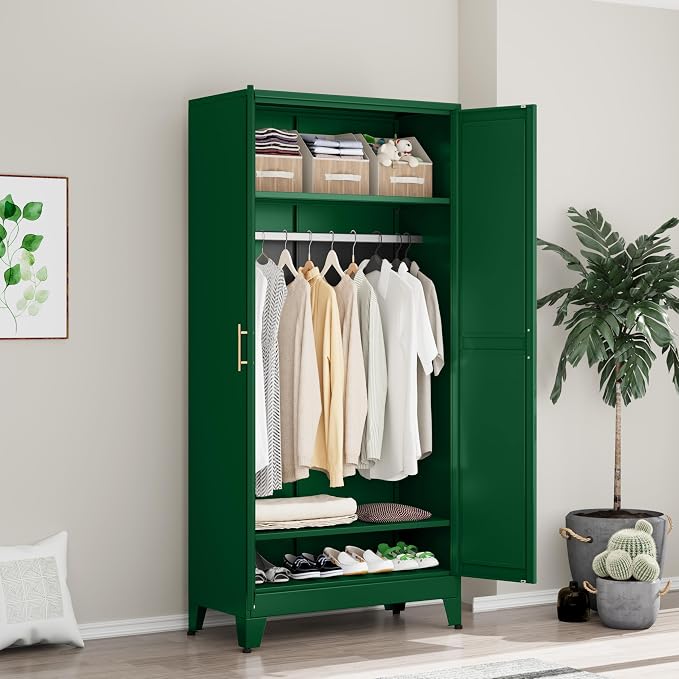 GAIOUS Metal Wardrobe Cabinet - Image 9