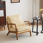 VINGLI Upgraded Premium Corduroy Accent Chairs Set of 2, Upholstered Arm Chair - Image 9