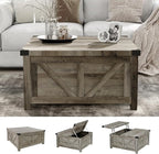 jimeimen Farmhouse Lift Top Coffee Table - Image 6