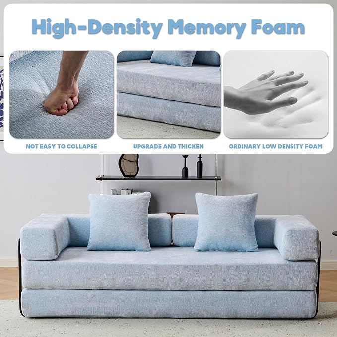 ZEIINPA Convertible Floor Sofa Bed - Image 3