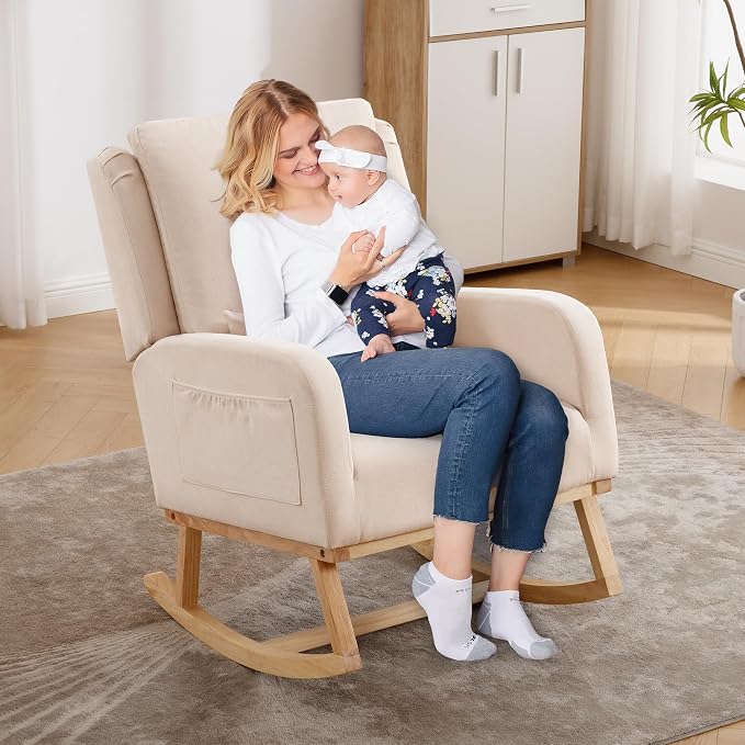 HCHAIRH Rocking Chair Nursery, Nursing Rocking Chairs - Image 8