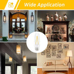 Dimmable E26 T30 T10 LED Bulb Long Tube Light Bulb 4W, Type T Tubular Light - Image 5