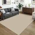 KOZYFLY Washable 5x7 Living Room Rug, Non Slip Woven Area Rugs, Braided Floor by KOZYFLY