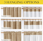 NICETOWN 100% Blackout Linen Curtains - Image 6