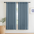 RYB HOME Light Filtering Linen Sheer Curtains 72 inch Long by RYBHOME