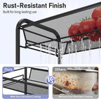 TOOLF 4-Tier Rolling Cart, Metal Utility Cart - Image 5