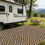 SAND MINE Reversible Mats, Plastic Straw Rug, Modern Area Rug, Large Floor Mat - Image 7