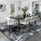 RELEANY Washable 9'x12' Abstract Area Rug - Image 9