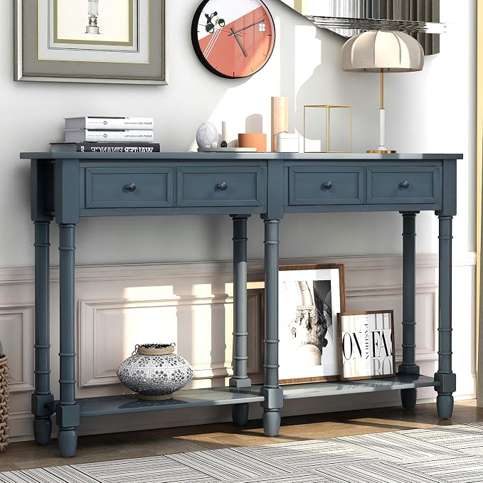 Merax Retro Console Table Sofa Table by Merax