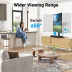 PERLESMITH Universal Swivel TV Stand - Image 3