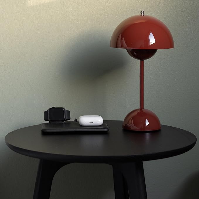 Round End Table Side Table 100% Solid Wood Occasional Table Minimal - Image 4