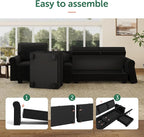 HONBAY Convertible Sectional Sofa - Image 5