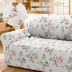 H.VERSAILTEX Floral Pattern Couch Covers High Stretch Sofa Covers Printed Couch - Image 6