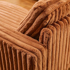 Belffin Plush Corduroy Modular Sectional Sofa Armrest Part Module - Image 4