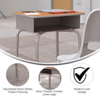 Flash Furniture Billie Student Desk - Image 4