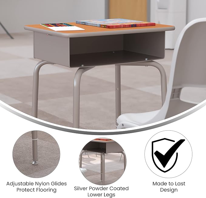 Flash Furniture Billie Student Desk - Image 4