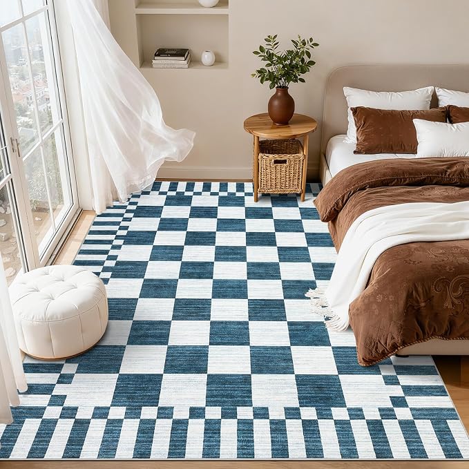 GarveeHome Checkered Rug 3x5 Area Rugs - Image 3