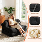 Folding Sofa Bed, Convertible Sleeper Chair - Image 5