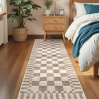GarveeHome 2x8 Checkered Kitchen Runner Rug - Image 4