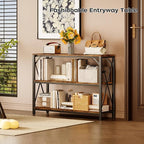 Homeiju Entry Table 40" Width, 3-Tier Entryway Table - Image 6