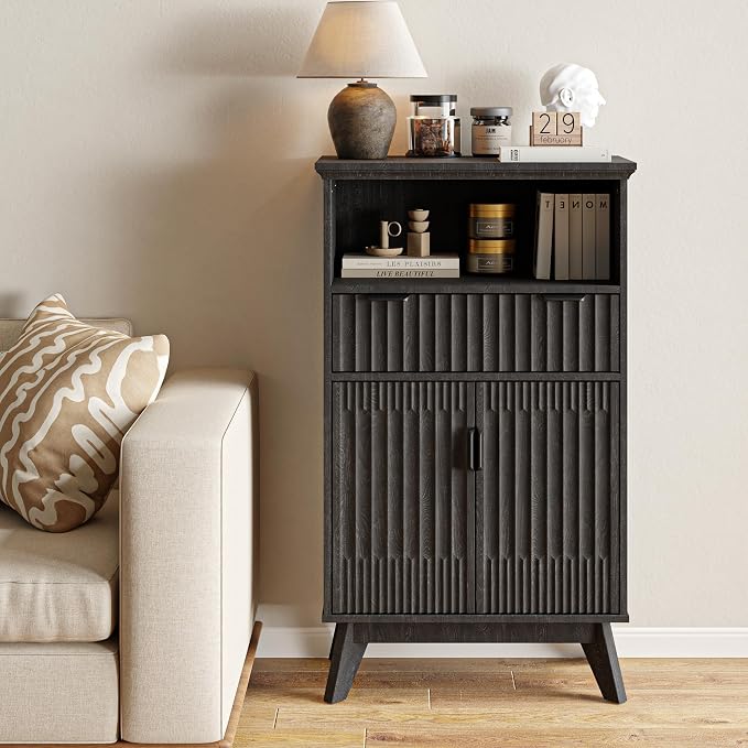 Fatmok Buffet Cabinet with Storage, Wood Buffet Sideboard Console Table - Image 6