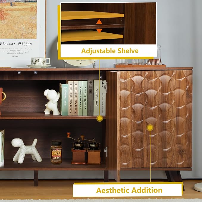 Modern Sideboard Buffet Cabinet - Image 7