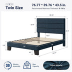 Allewie Twin Size Platform Bed Frame - Image 2