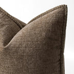 MIULEE Decorative Lumbar Throw Pillow Covers 12x20 Inch Brown 2 Pack | - Image 2