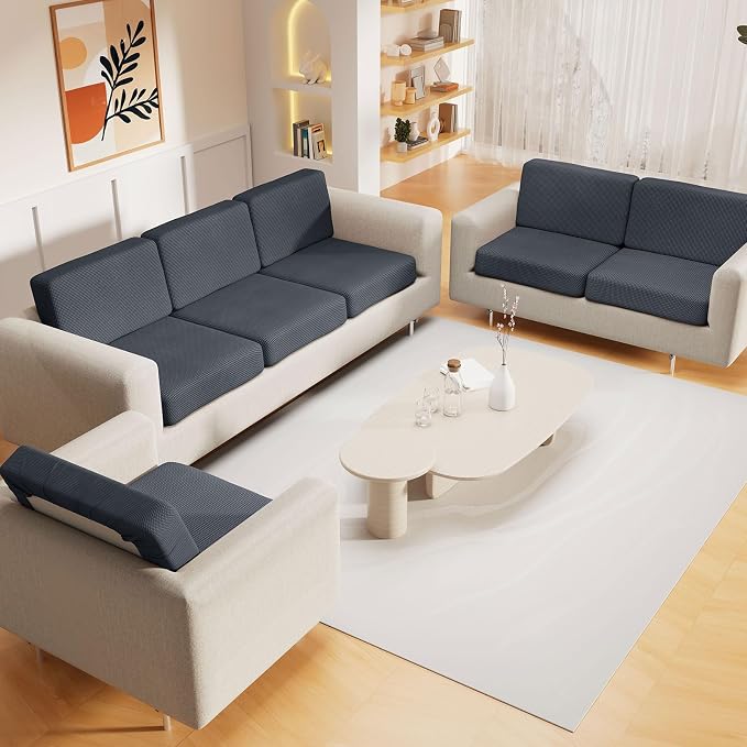Waterproof Couch Cushion Covers, Washable Sofa Cushion Slipcovers, Thick - Image 2