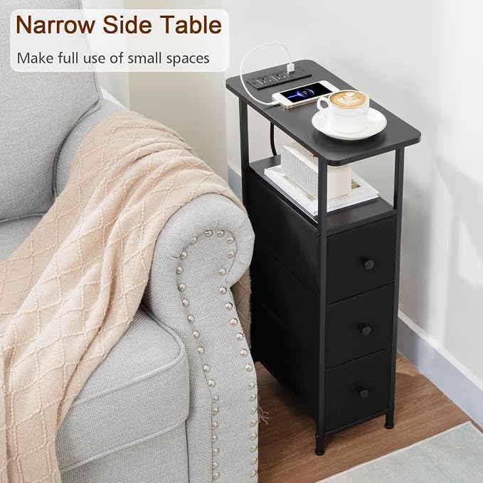 LOAKEKEL Narrow End Table Living Room - Image 4