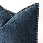 MIULEE Decorative Couch Throw Pillow Covers 18x18 Inch Dark Blue 2 Pack | - Image 2
