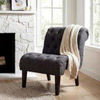 Tufted Upholstered Accent Chair - Image 3