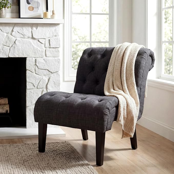Tufted Upholstered Accent Chair - Image 3