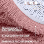 OLANLY 3x5 Machine Washable Small Bedside Rug, Soft Fluffy Shaggy Rugs - Image 8