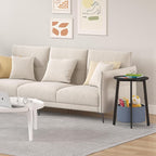 sthmec Small Round Side End Table Set of 2 - Image 6