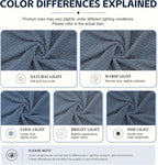 8Pcs Patio Cushion Covers, Outdoor Stretch Cushion Covers, Washable | Stretch - Image 6