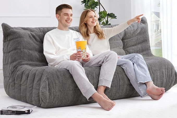 Bean Bag 3-Seater Chair Big Sofa Beanbag Chair - Image 7
