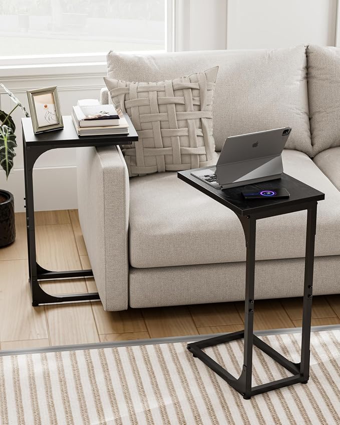 C-Shaped Side Table for Couch - Image 6