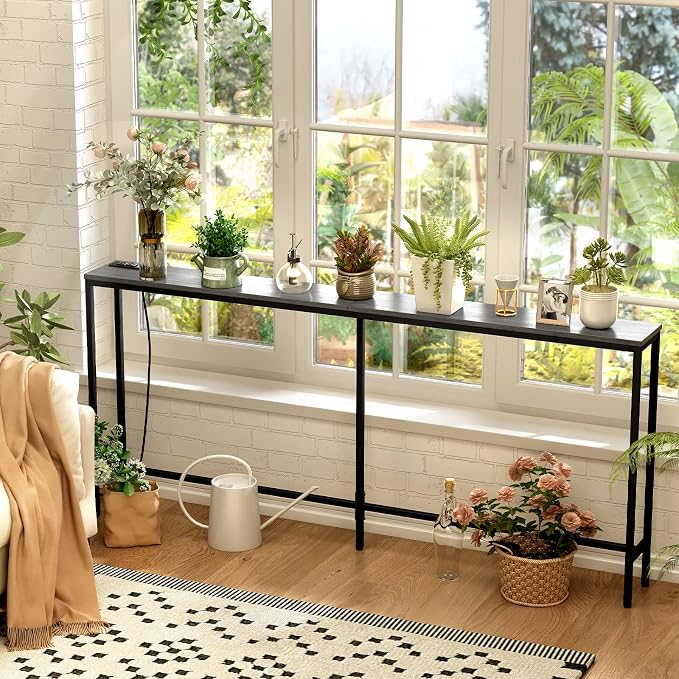 SUPERJARE 70 Inch Console Table - Image 7